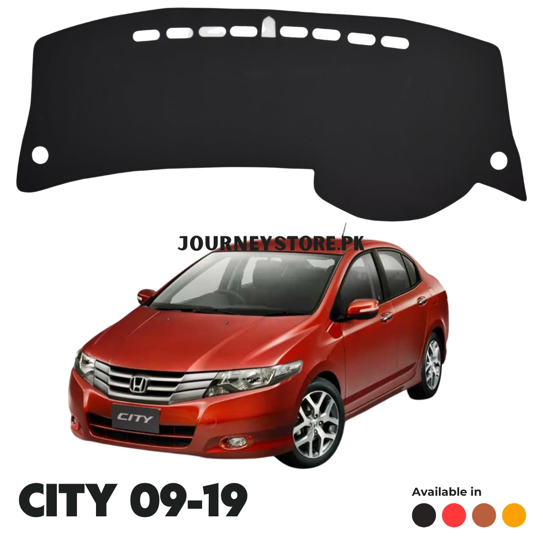City 09-19 Faux Leather Dashboard Mats