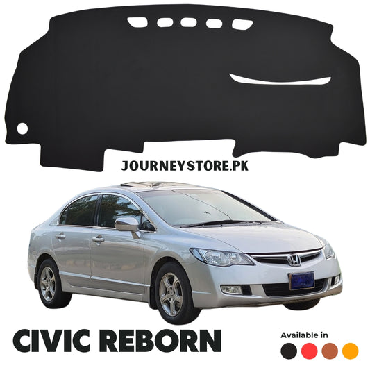 Civic Reborn Faux Leather Dashboard Mats