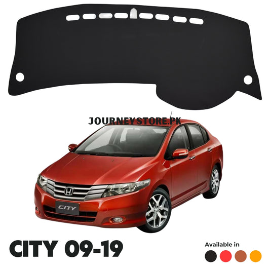 City 09-19 Faux Leather Dashboard Mats