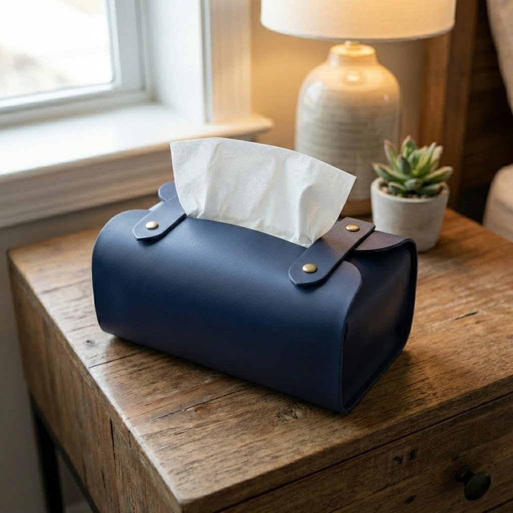 Tissue Box Holder | PU Leather